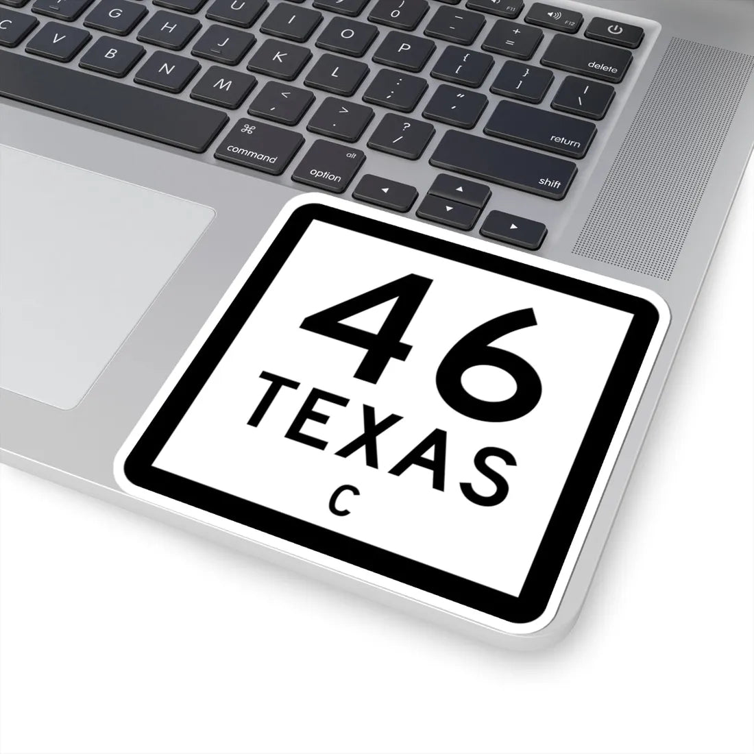 Texas 46-C (Texas) (Road Sign) STICKER Vinyl Kiss-Cut Decal - The Sticker Space