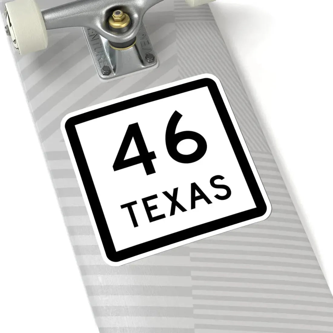 Texas 46 (Texas) (Road Sign) STICKER Vinyl Kiss-Cut Decal - The Sticker Space