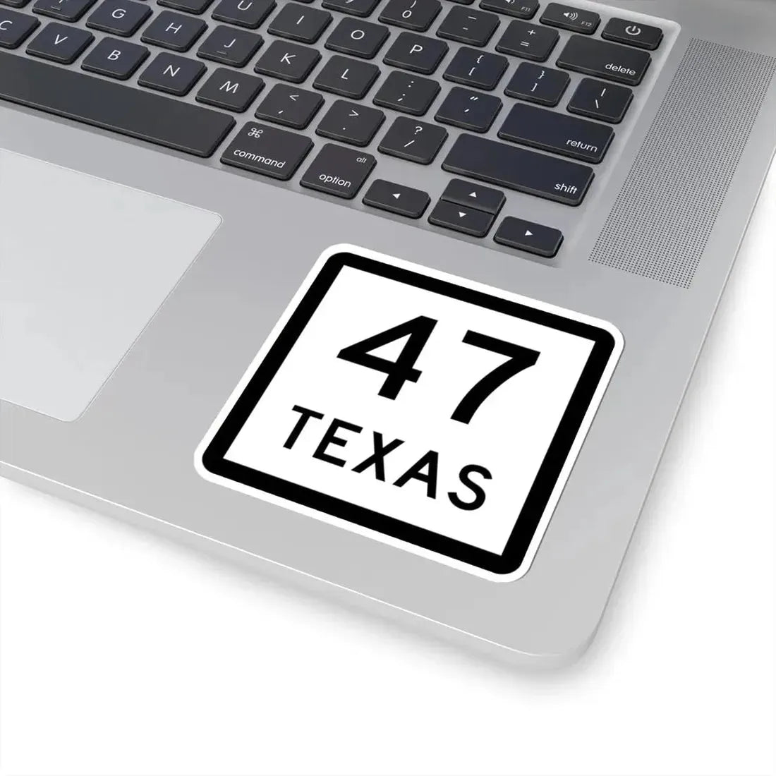 Texas 47 (Texas) (Road Sign) STICKER Vinyl Kiss-Cut Decal - The Sticker Space