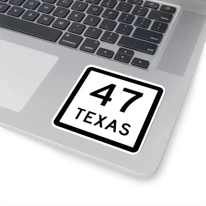 Texas 47 (Texas) (Road Sign) STICKER Vinyl Kiss-Cut Decal - The Sticker Space