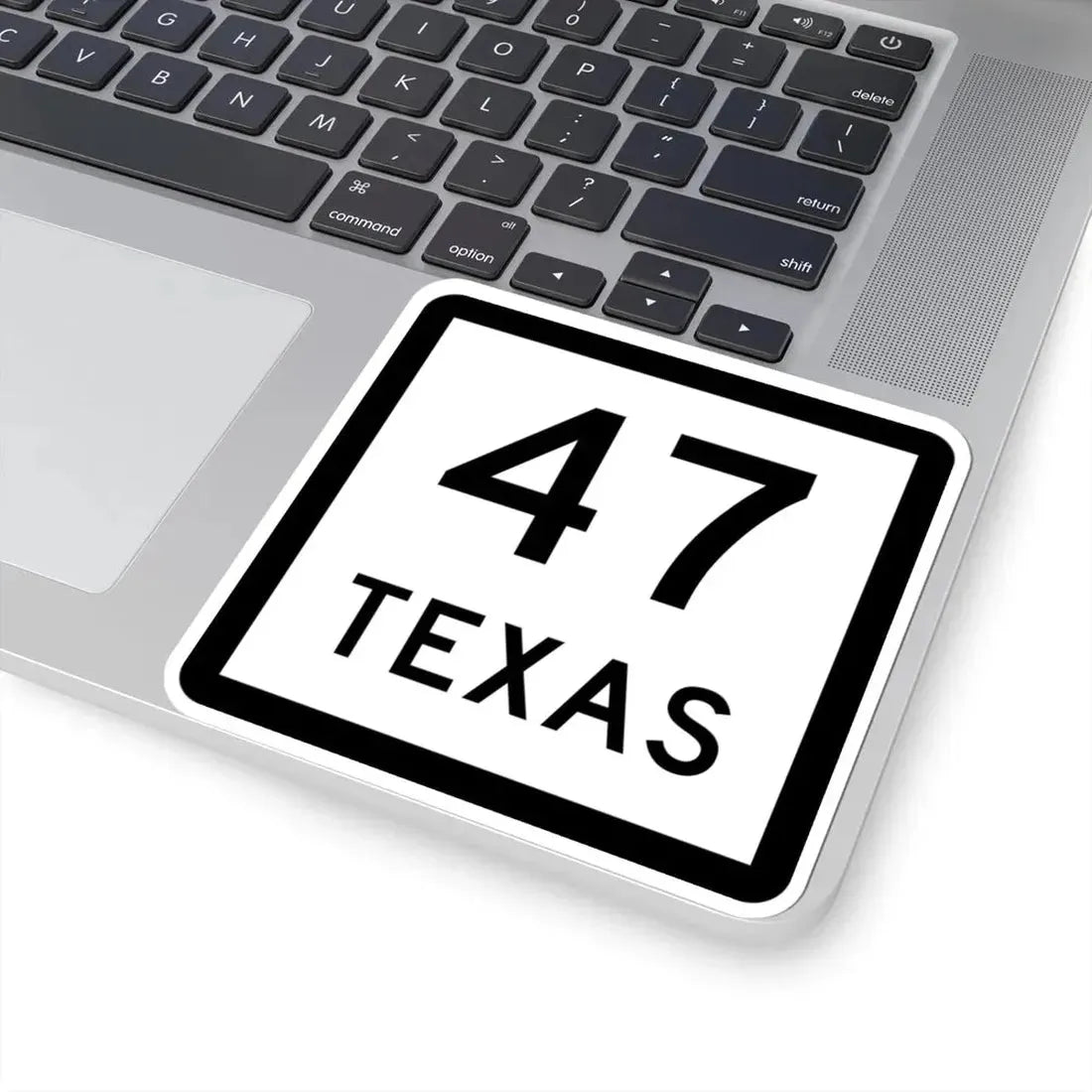Texas 47 (Texas) (Road Sign) STICKER Vinyl Kiss-Cut Decal - The Sticker Space