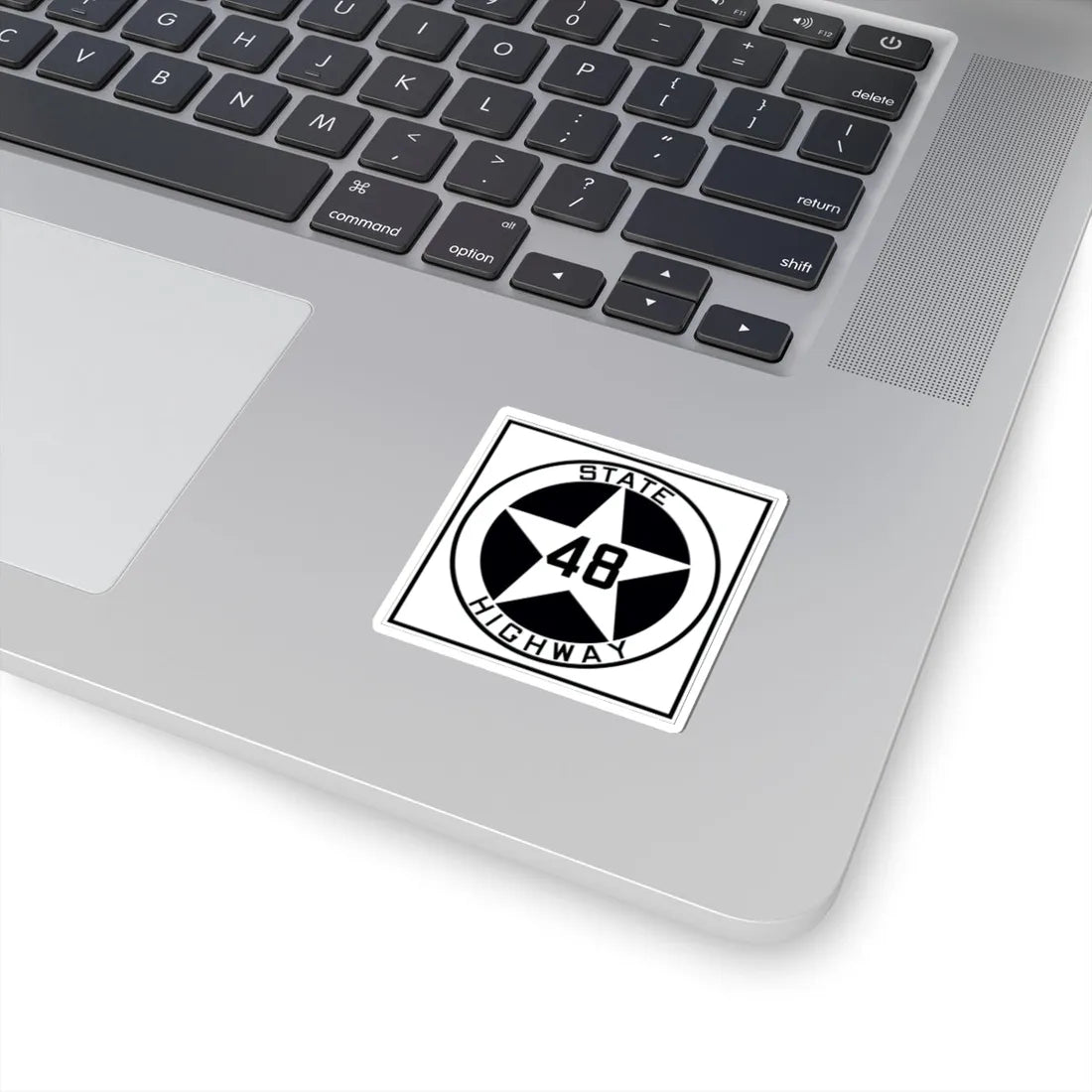 Texas 48 1917 (Texas) (Road Sign) STICKER Vinyl Kiss-Cut Decal - The Sticker Space