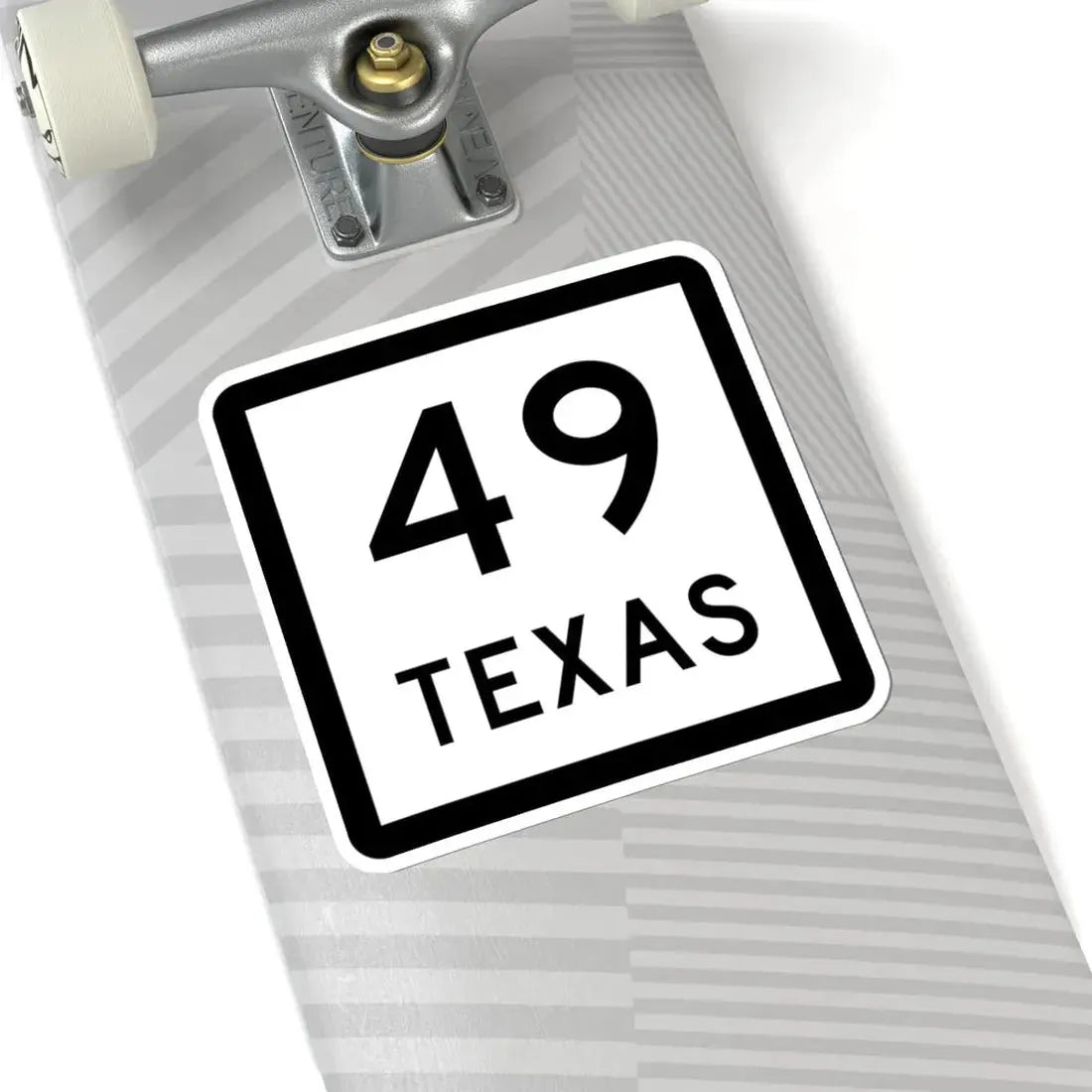 Texas 49 (Texas) (Road Sign) STICKER Vinyl Kiss-Cut Decal - The Sticker Space
