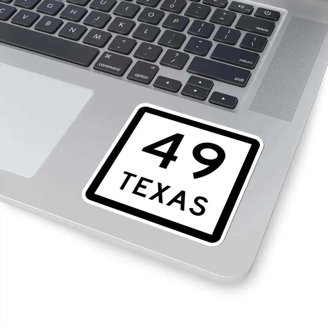 Texas 49 (Texas) (Road Sign) STICKER Vinyl Kiss-Cut Decal - The Sticker Space