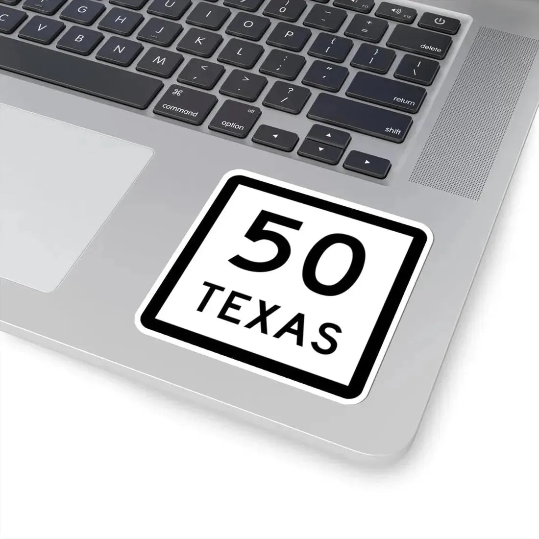 Texas 50 (Texas) (Road Sign) STICKER Vinyl Kiss-Cut Decal - The Sticker Space