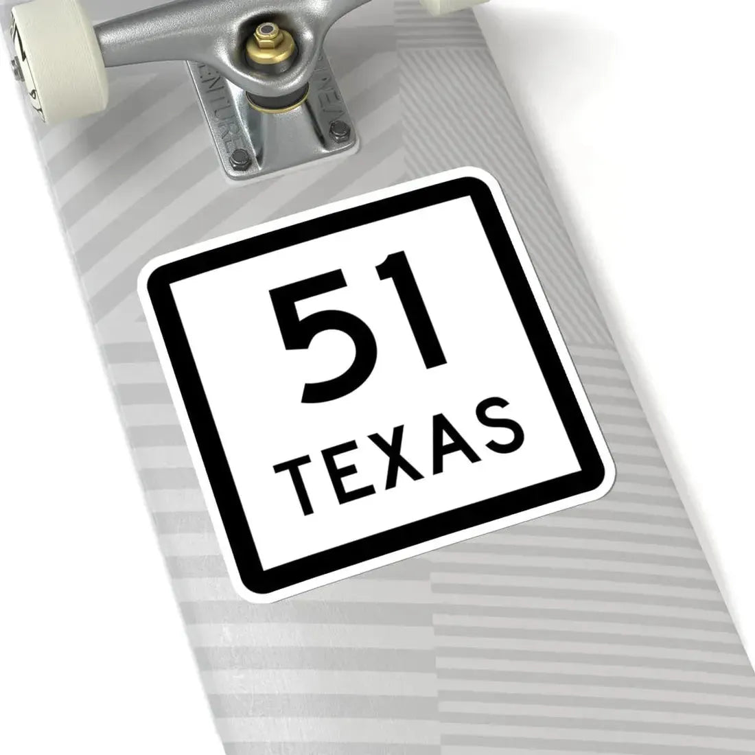 Texas 51 (Texas) (Road Sign) STICKER Vinyl Kiss-Cut Decal - The Sticker Space