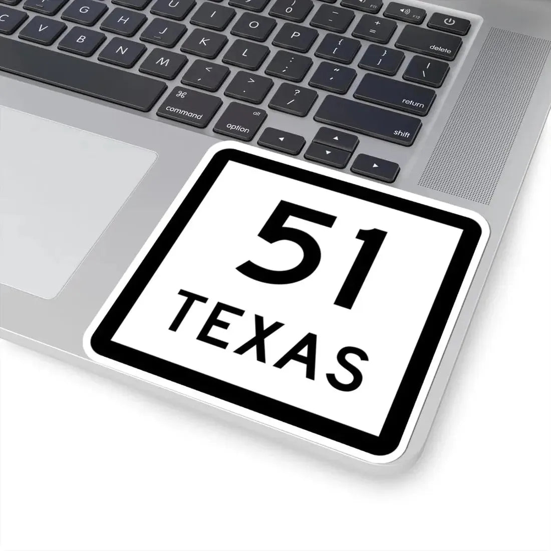 Texas 51 (Texas) (Road Sign) STICKER Vinyl Kiss-Cut Decal - The Sticker Space