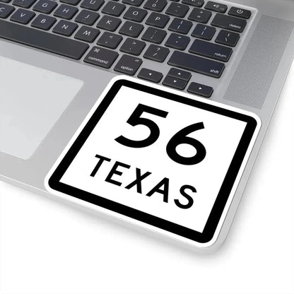 Texas 56 (Texas) (Road Sign) STICKER Vinyl Kiss-Cut Decal - The Sticker Space