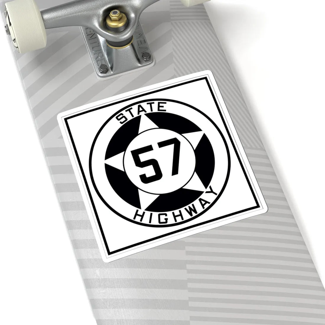 Texas 57 1935 (Texas) (Road Sign) STICKER Vinyl Kiss-Cut Decal - The Sticker Space