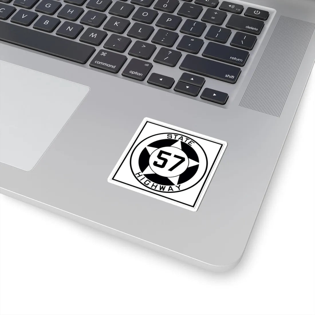 Texas 57 1935 (Texas) (Road Sign) STICKER Vinyl Kiss-Cut Decal - The Sticker Space