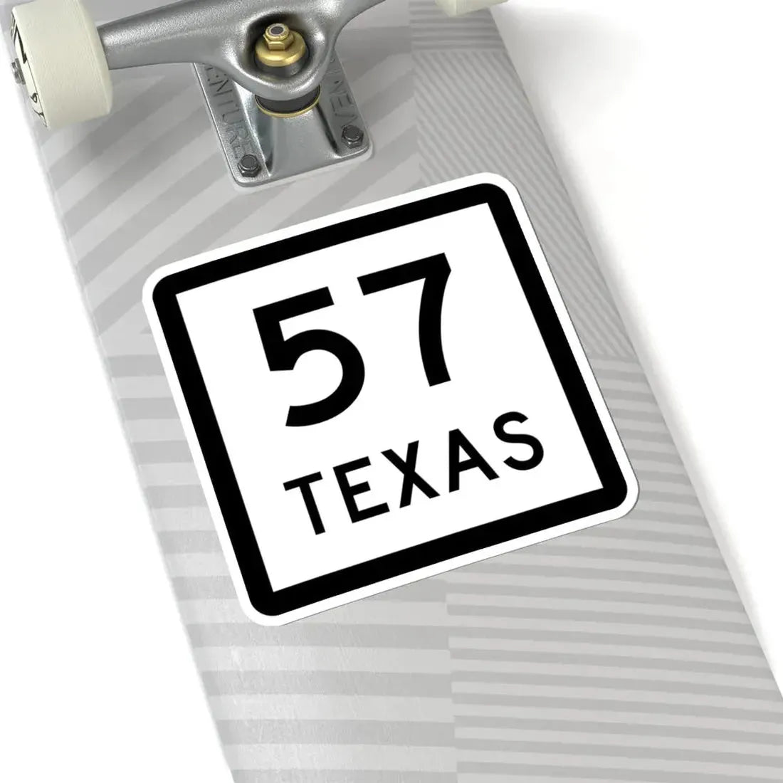 Texas 57 (Texas) (Road Sign) STICKER Vinyl Kiss-Cut Decal - The Sticker Space