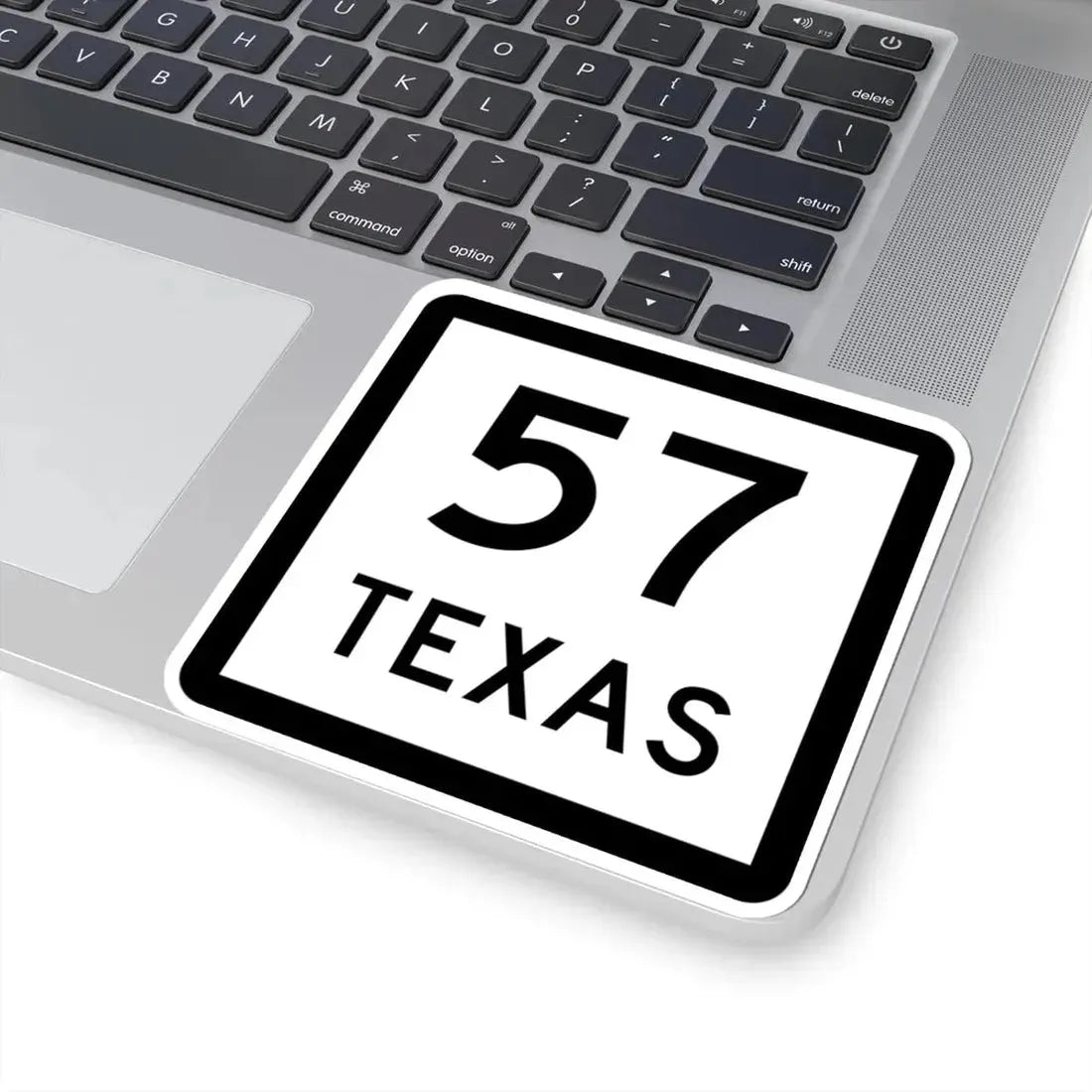Texas 57 (Texas) (Road Sign) STICKER Vinyl Kiss-Cut Decal - The Sticker Space