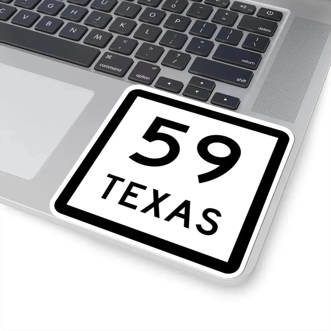 Texas 59 (Texas) (Road Sign) STICKER Vinyl Kiss-Cut Decal - The Sticker Space