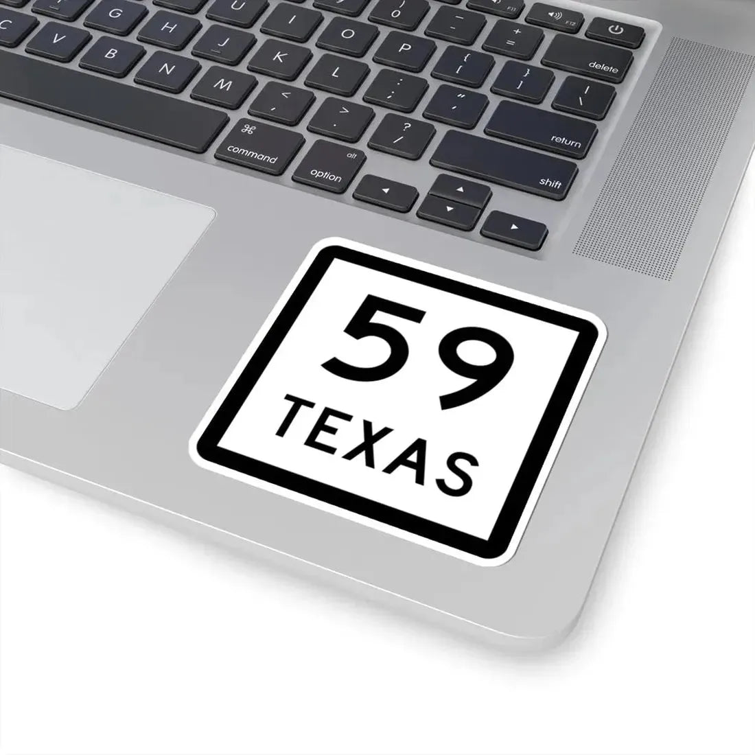 Texas 59 (Texas) (Road Sign) STICKER Vinyl Kiss-Cut Decal - The Sticker Space