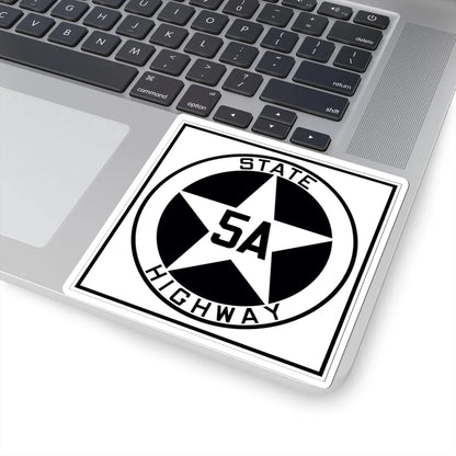 Texas 5A 1917 (Texas) (Road Sign) STICKER Vinyl Kiss-Cut Decal - The Sticker Space