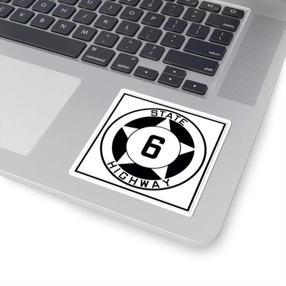 Texas 6 1935 (Texas) (Road Sign) STICKER Vinyl Kiss-Cut Decal - The Sticker Space