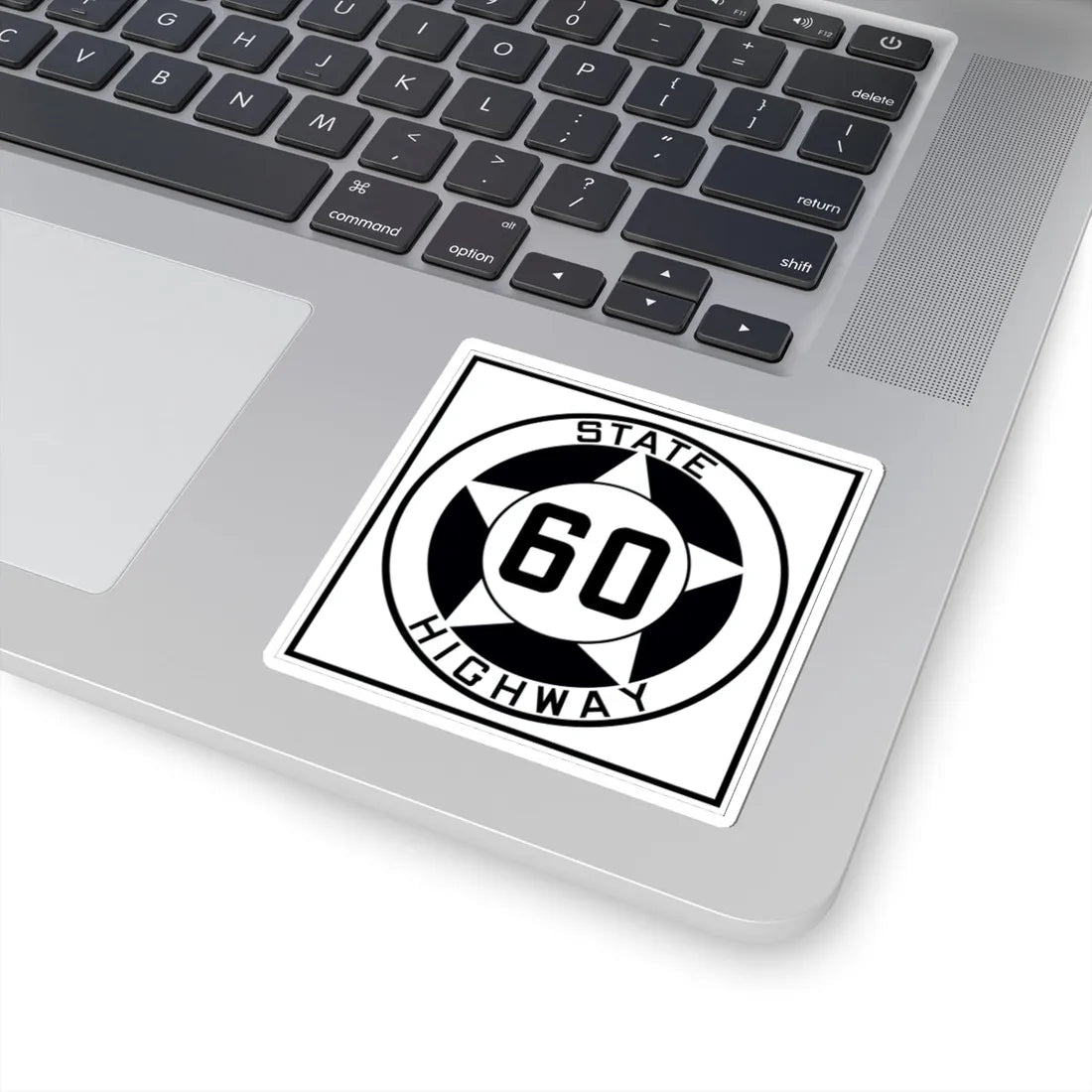 Texas 60 1935 (Texas) (Road Sign) STICKER Vinyl Kiss-Cut Decal - The Sticker Space