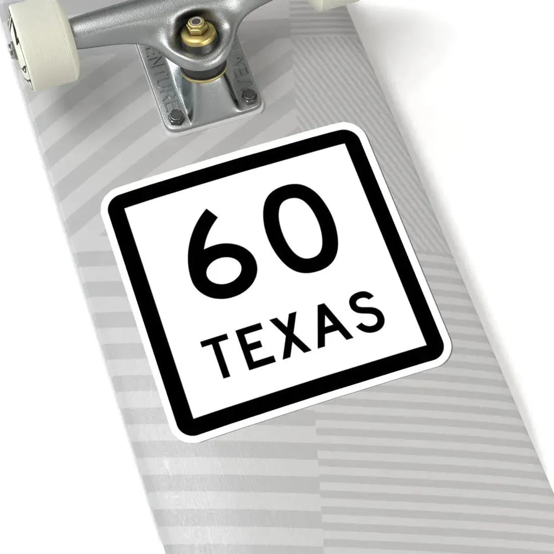 Texas 60 (Texas) (Road Sign) STICKER Vinyl Kiss-Cut Decal - The Sticker Space