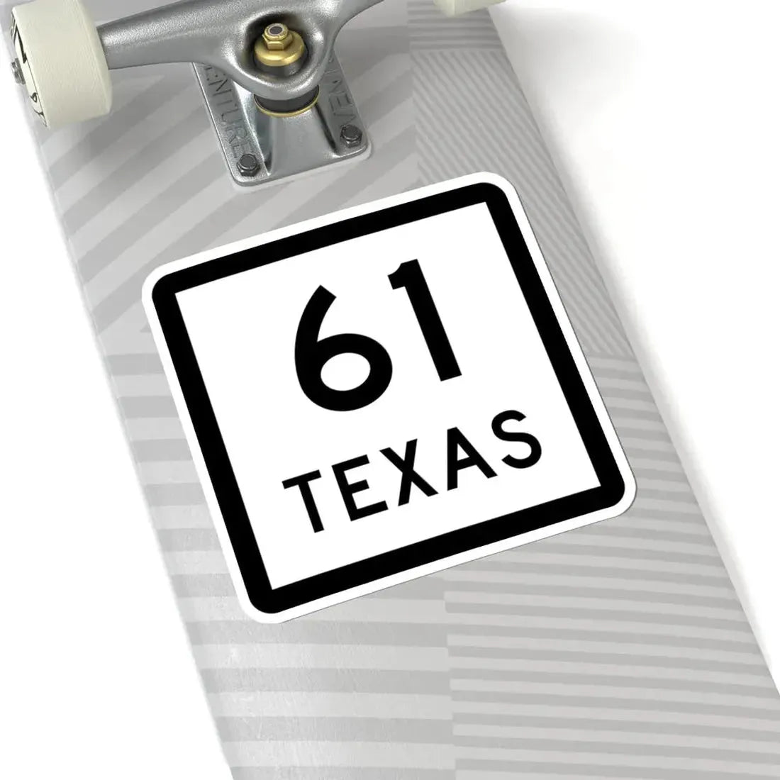 Texas 61 (Texas) (Road Sign) STICKER Vinyl Kiss-Cut Decal - The Sticker Space