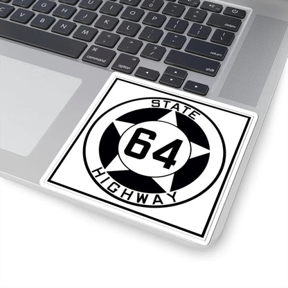 Texas 64 1935 (Texas) (Road Sign) STICKER Vinyl Kiss-Cut Decal - The Sticker Space