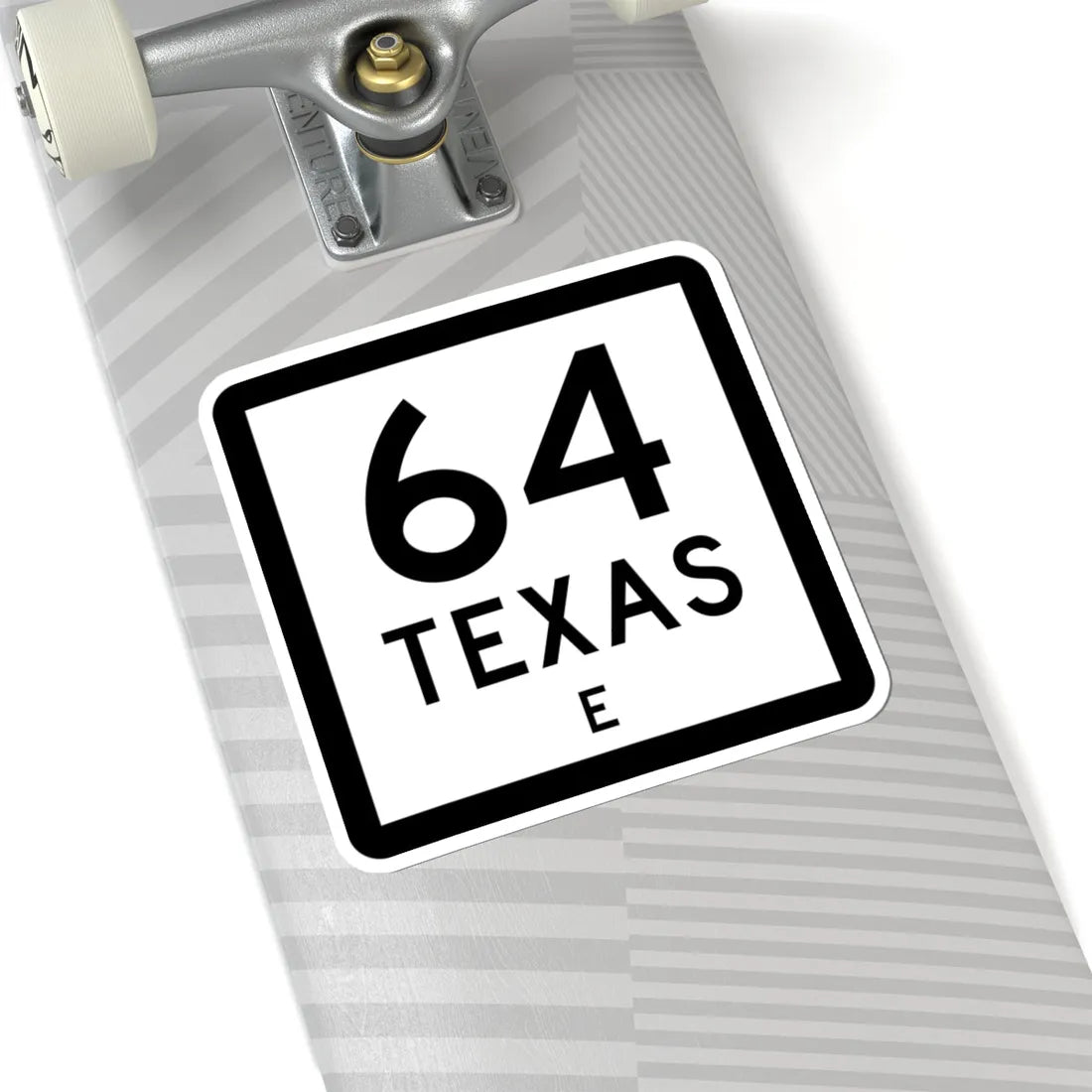 Texas 64-E (Texas) (Road Sign) STICKER Vinyl Kiss-Cut Decal - The Sticker Space