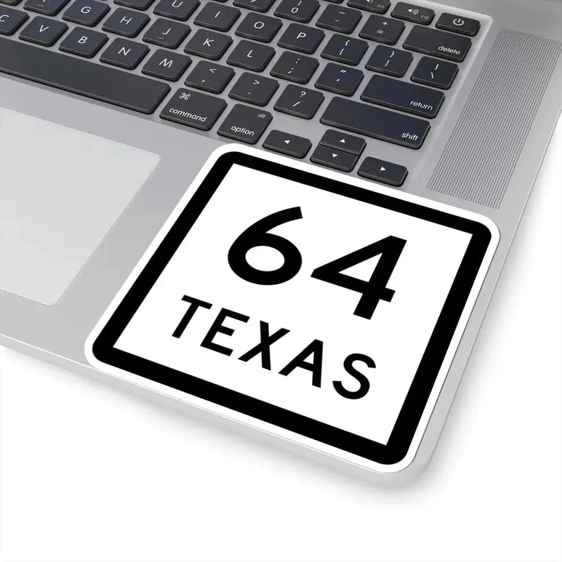 Texas 64 (Texas) (Road Sign) STICKER Vinyl Kiss-Cut Decal - The Sticker Space