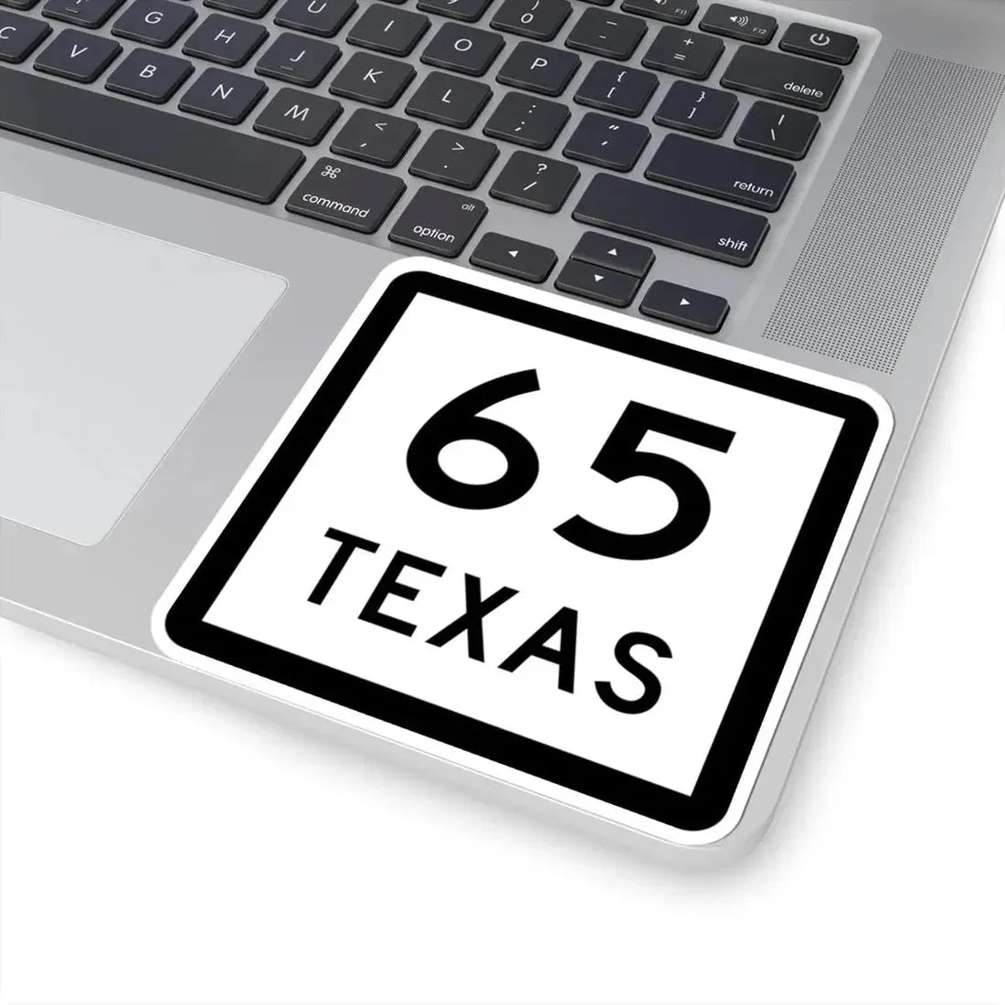 Texas 65 (Texas) (Road Sign) STICKER Vinyl Kiss-Cut Decal - The Sticker Space