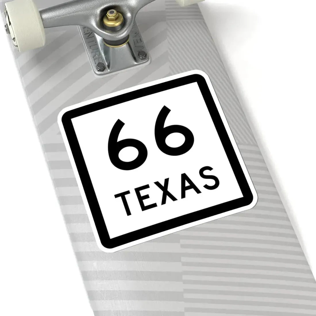 Texas 66 (Texas) (Road Sign) STICKER Vinyl Kiss-Cut Decal - The Sticker Space