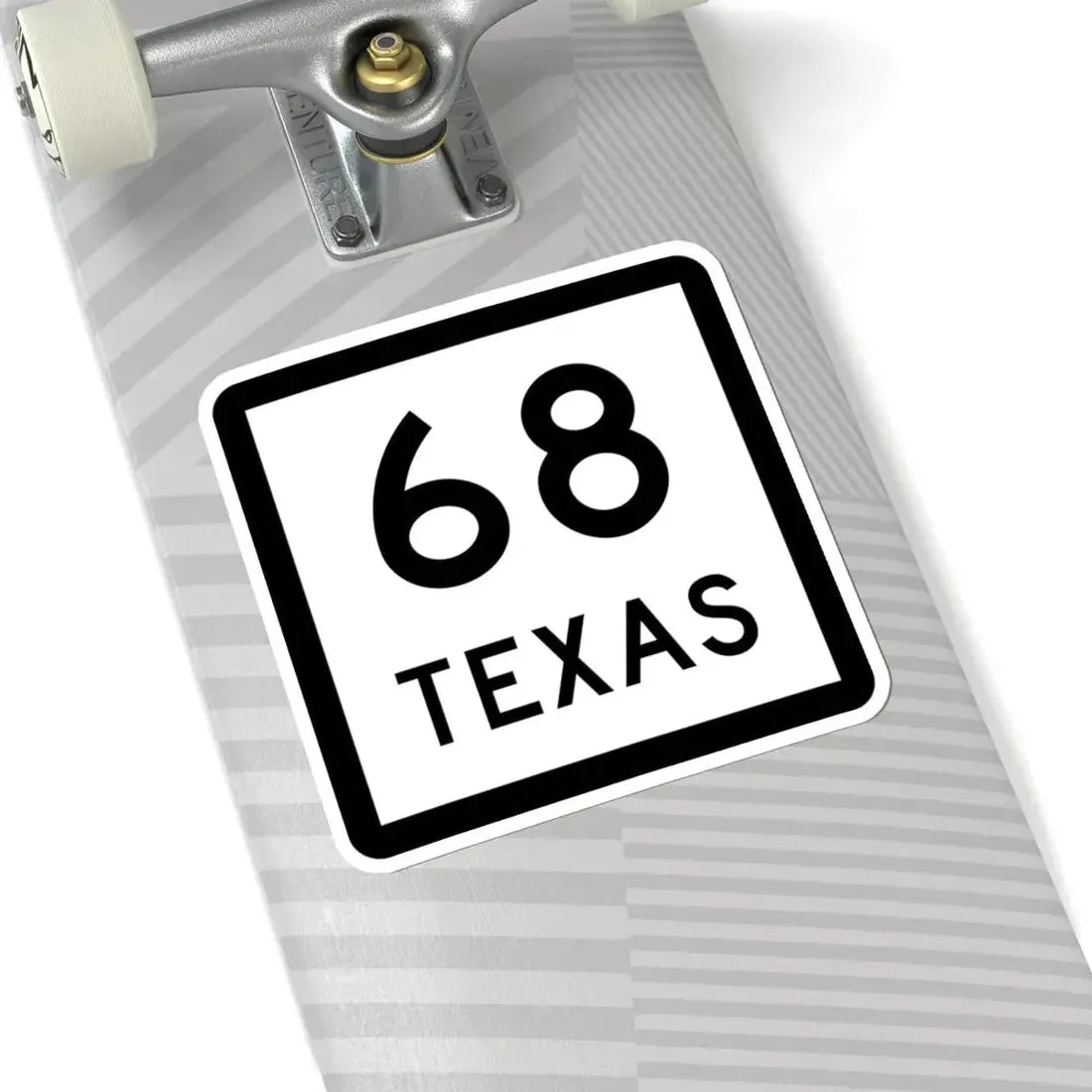 Texas 68 (Texas) (Road Sign) STICKER Vinyl Kiss-Cut Decal - The Sticker Space