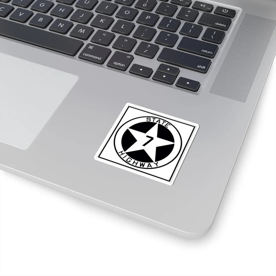 Texas 7 1917 (Texas) (Road Sign) STICKER Vinyl Kiss-Cut Decal - The Sticker Space