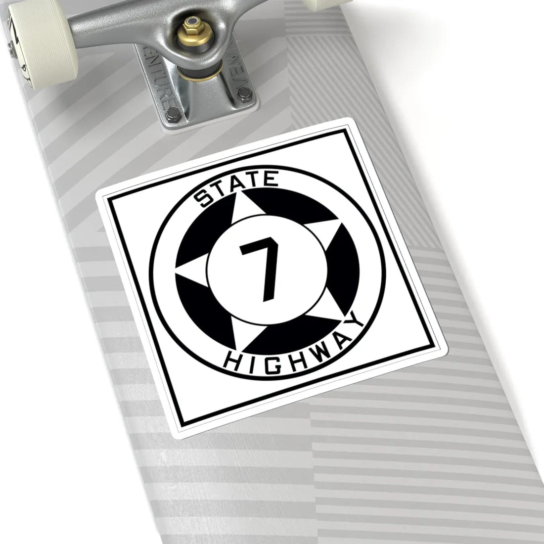 Texas 7 1935 (Texas) (Road Sign) STICKER Vinyl Kiss-Cut Decal - The Sticker Space