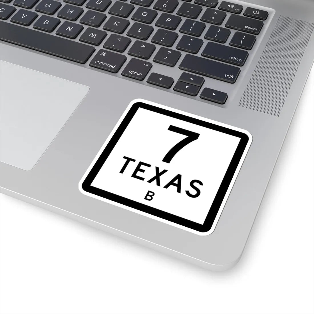 Texas 7-B (Texas) (Road Sign) STICKER Vinyl Kiss-Cut Decal - The Sticker Space
