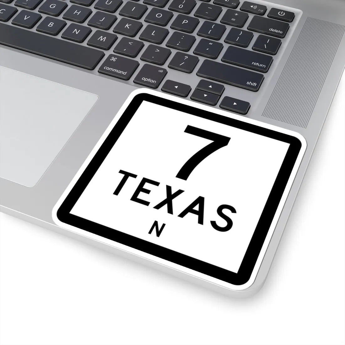 Texas 7-N (Texas) (Road Sign) STICKER Vinyl Kiss-Cut Decal - The Sticker Space
