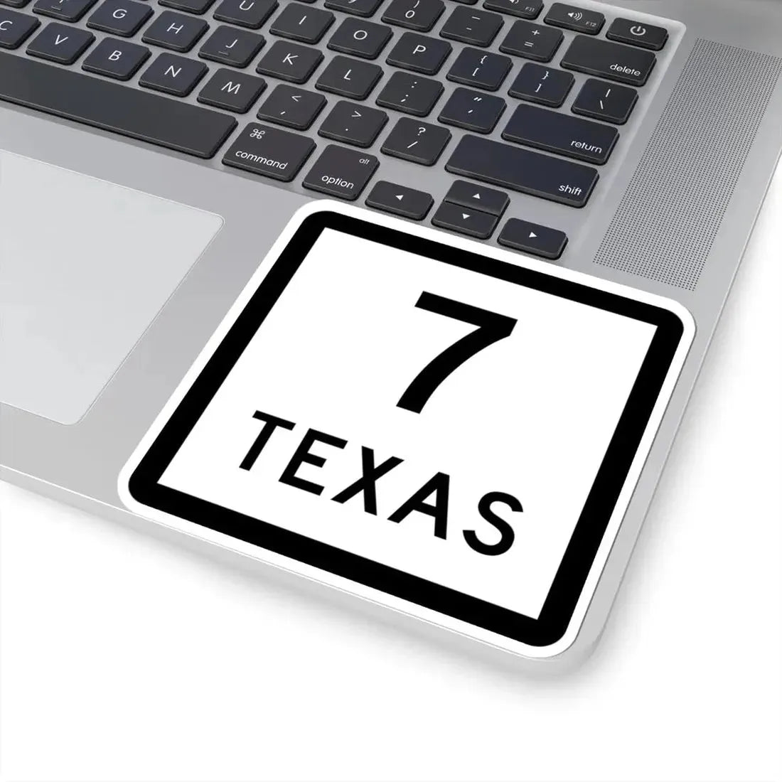 Texas 7 (Texas) (Road Sign) STICKER Vinyl Kiss-Cut Decal - The Sticker Space