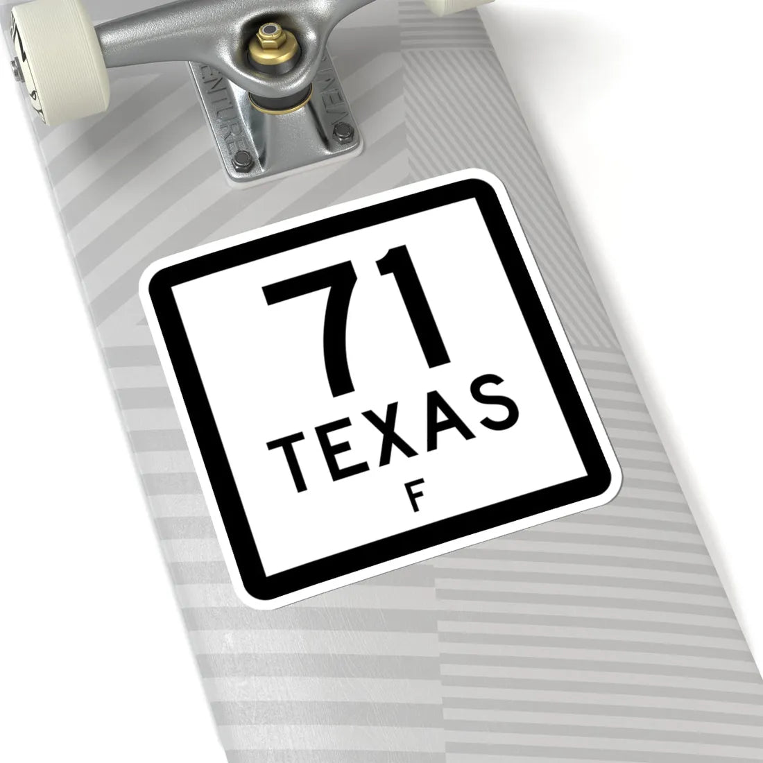 Texas 71-F (Texas) (Road Sign) STICKER Vinyl Kiss-Cut Decal - The Sticker Space