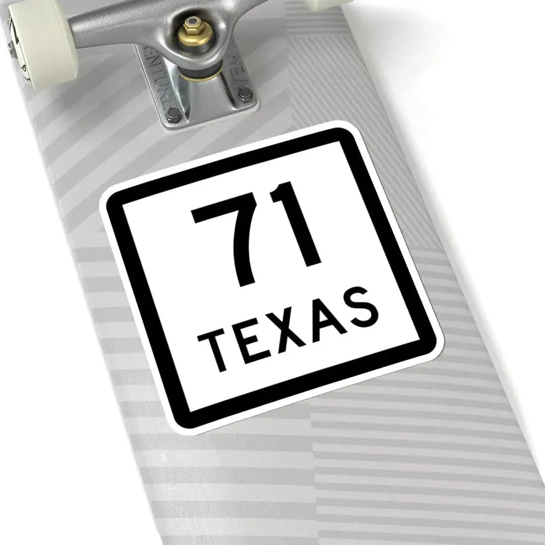 Texas 71 (Texas) (Road Sign) STICKER Vinyl Kiss-Cut Decal - The Sticker Space