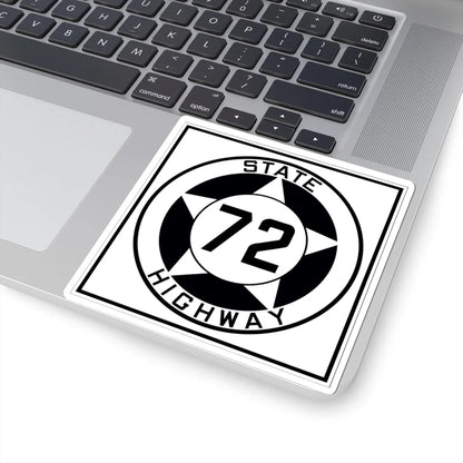 Texas 72 1935 (Texas) (Road Sign) STICKER Vinyl Kiss-Cut Decal - The Sticker Space