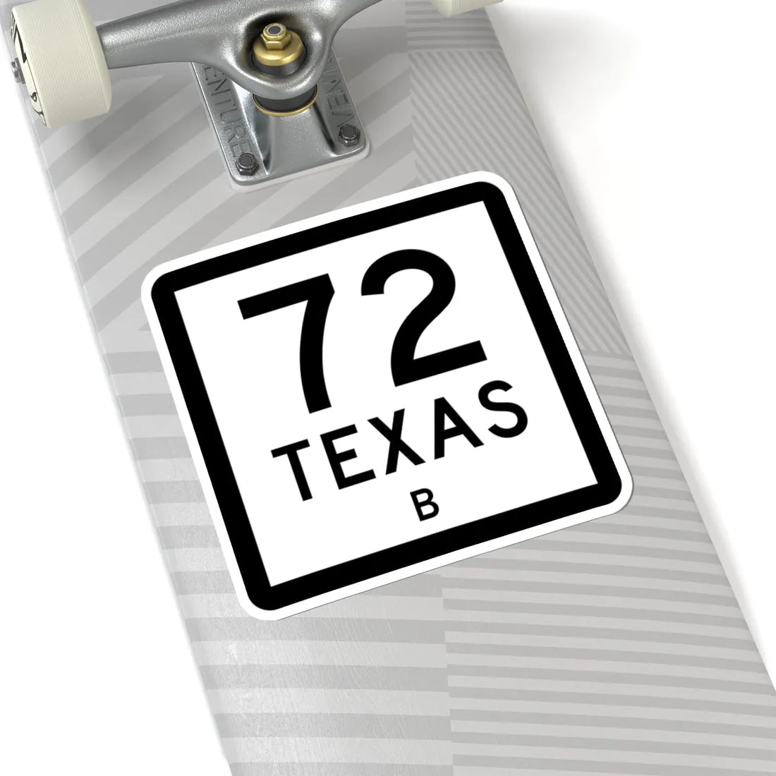 Texas 72-B (Texas) (Road Sign) STICKER Vinyl Kiss-Cut Decal - The Sticker Space