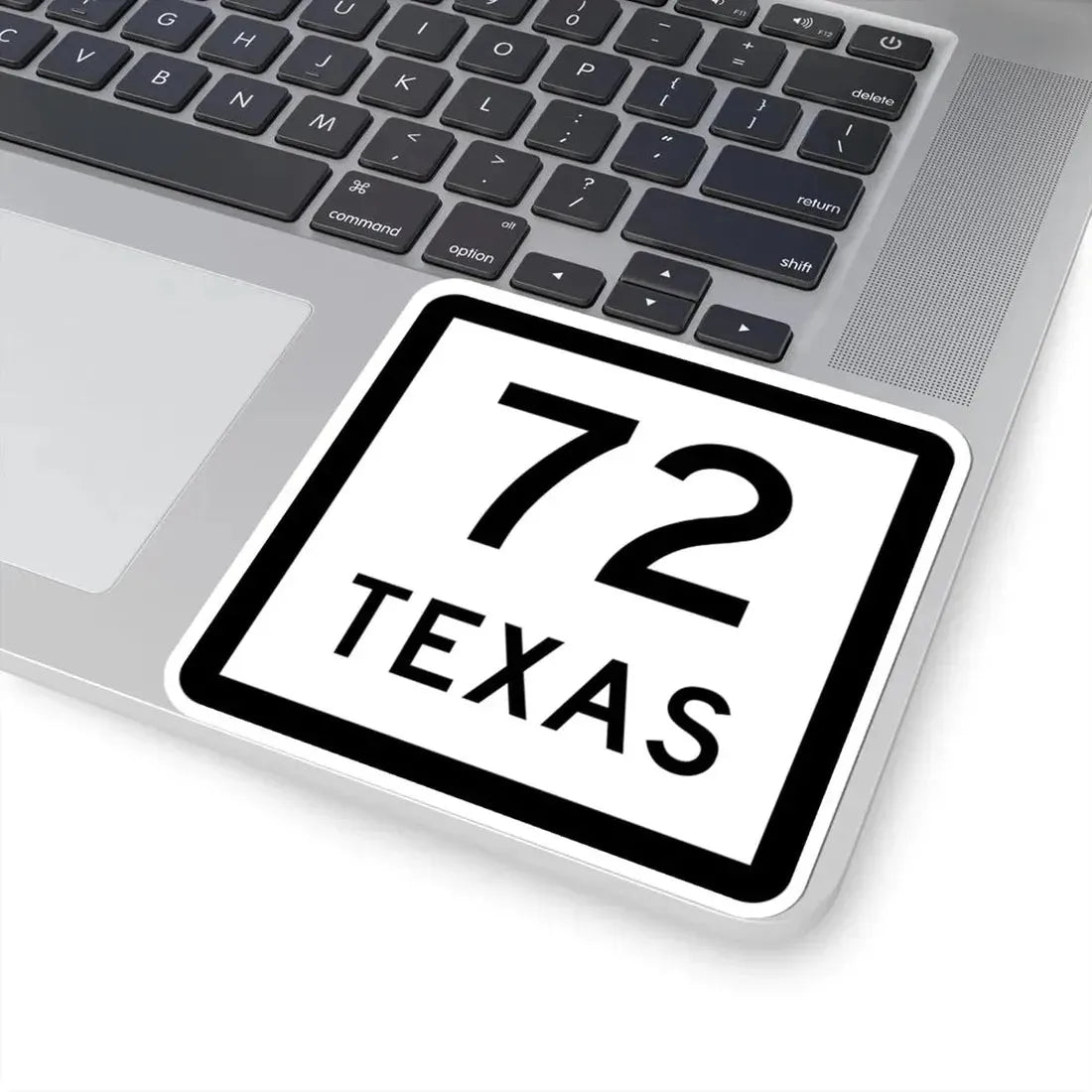 Texas 72 (Texas) (Road Sign) STICKER Vinyl Kiss-Cut Decal - The Sticker Space