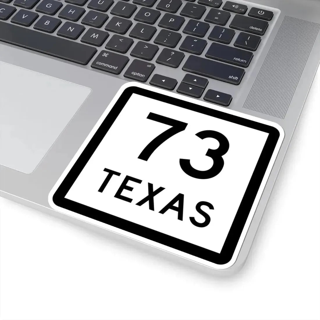 Texas 73 (Texas) (Road Sign) STICKER Vinyl Kiss-Cut Decal - The Sticker Space