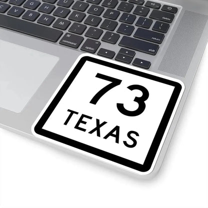 Texas 73 (Texas) (Road Sign) STICKER Vinyl Kiss-Cut Decal - The Sticker Space