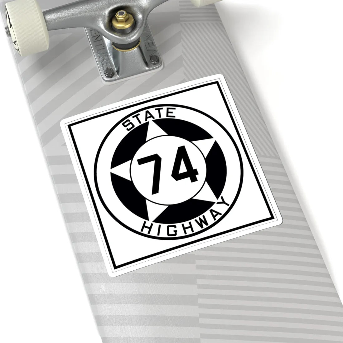 Texas 74 1935 (Texas) (Road Sign) STICKER Vinyl Kiss-Cut Decal - The Sticker Space