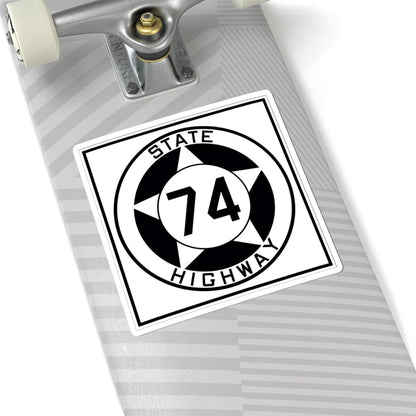 Texas 74 1935 (Texas) (Road Sign) STICKER Vinyl Kiss-Cut Decal - The Sticker Space