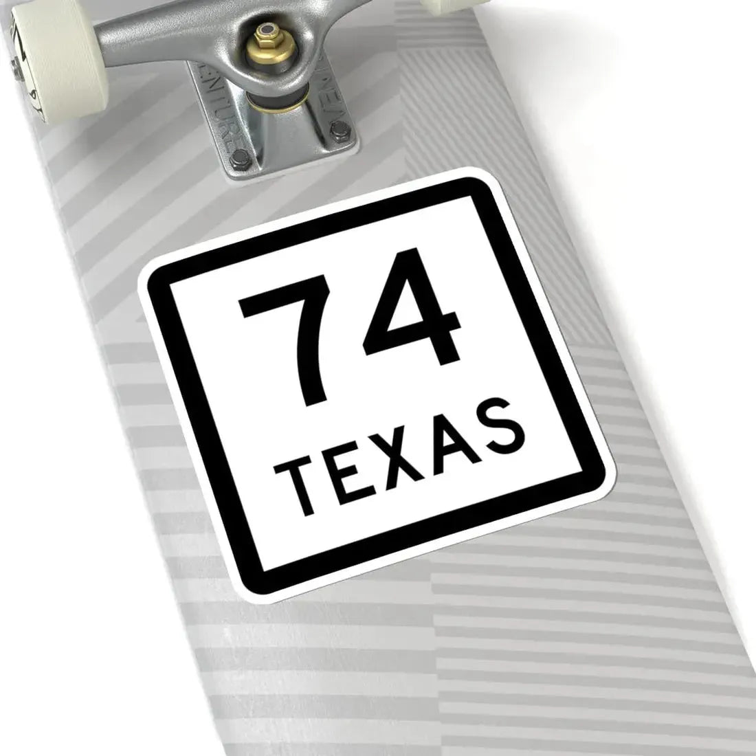 Texas 74 (Texas) (Road Sign) STICKER Vinyl Kiss-Cut Decal - The Sticker Space