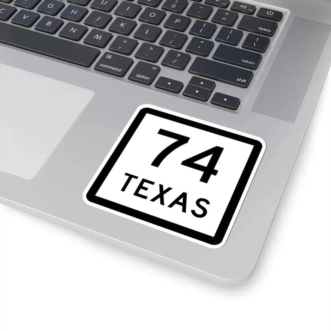 Texas 74 (Texas) (Road Sign) STICKER Vinyl Kiss-Cut Decal - The Sticker Space