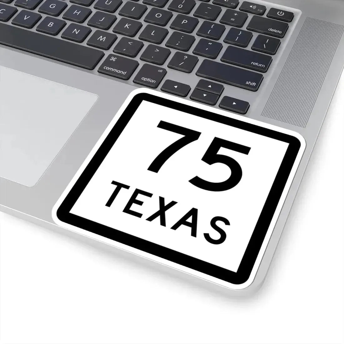 Texas 75 (Texas) (Road Sign) STICKER Vinyl Kiss-Cut Decal - The Sticker Space