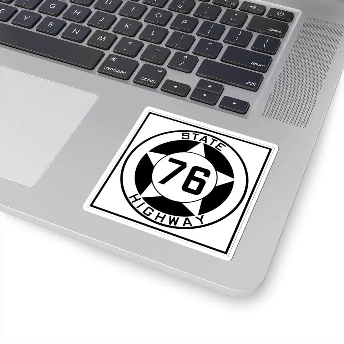 Texas 76 1935 (Texas) (Road Sign) STICKER Vinyl Kiss-Cut Decal - The Sticker Space