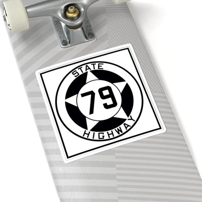 Texas 79 1935 (Texas) (Road Sign) STICKER Vinyl Kiss-Cut Decal - The Sticker Space