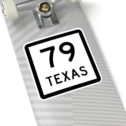 Texas 79 (Texas) (Road Sign) STICKER Vinyl Kiss-Cut Decal - The Sticker Space