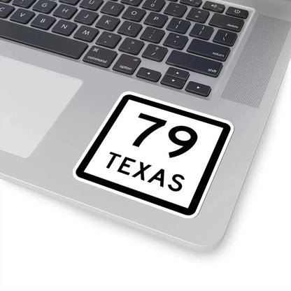 Texas 79 (Texas) (Road Sign) STICKER Vinyl Kiss-Cut Decal - The Sticker Space